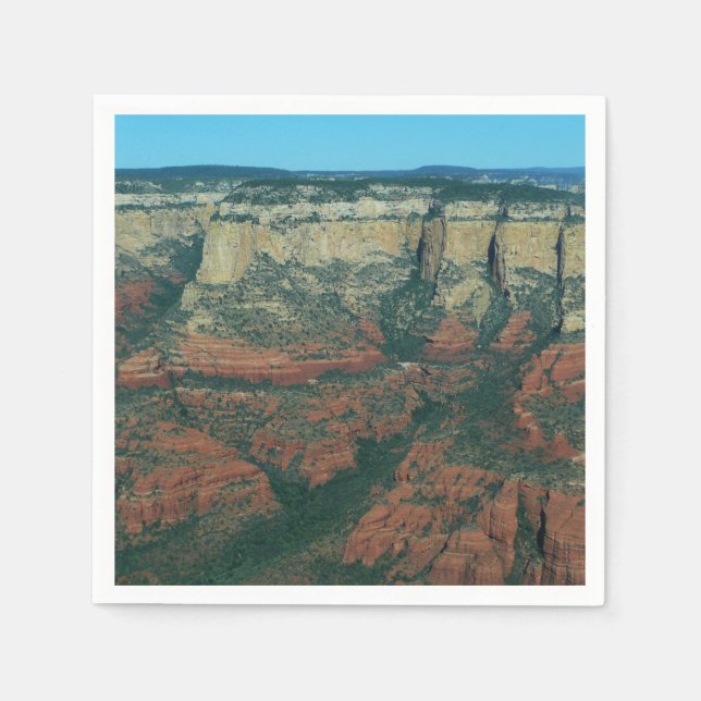 Layers of Red Rocks in Sedona Arizona Napkin (Front)