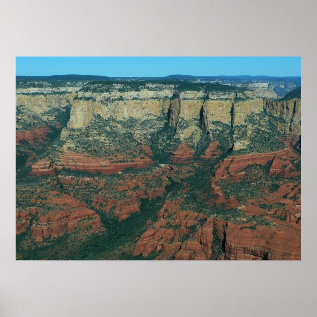 Layers of Red Rocks in Sedona Arizona Poster (Front)