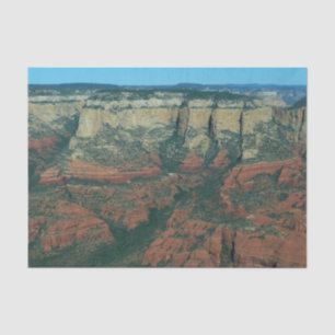 Layers of Red Rocks in Sedona Arizona Tissue Paper