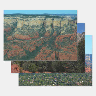Layers of Red Rocks in Sedona Arizona Wrapping Paper Sheet