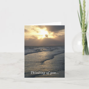 Layers of Tranquillity Thinking Of You Card
