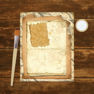 Layers of Vintage Scrapbook Paper 10