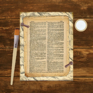 Layers of Vintage Scrapbook Paper 12