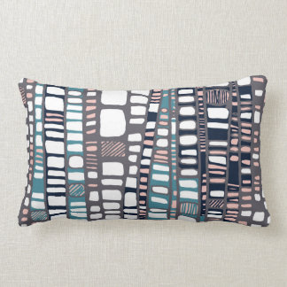 Layers teal lumbar cushion