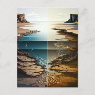 Layers Unveiled Invitation Postcard