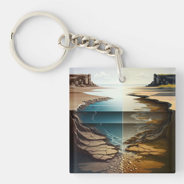 Layers Unveiled Key Ring (Front)