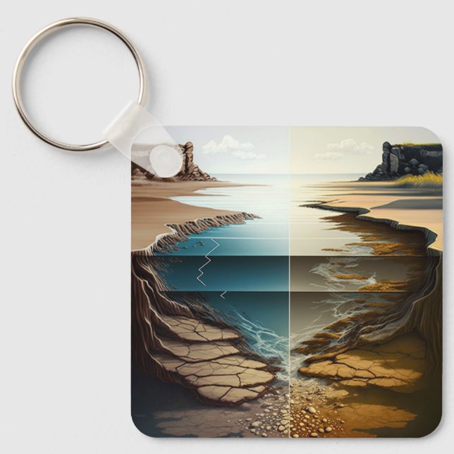 Layers Unveiled Key Ring (Front)