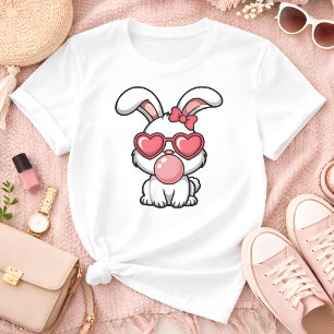 layful Kawaii Rabbit with Bubblegum Bubble T-Shirt