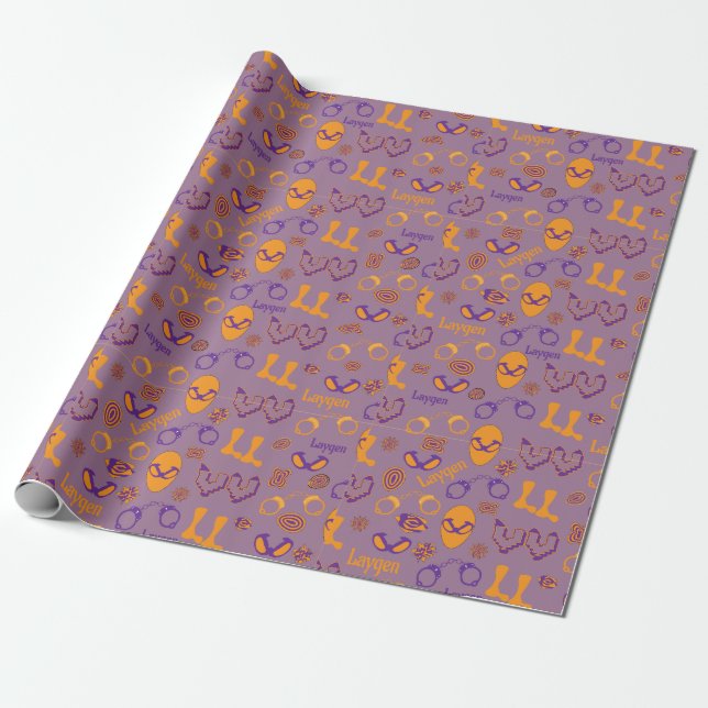 Laygen Wrapping Paper (Unrolled)
