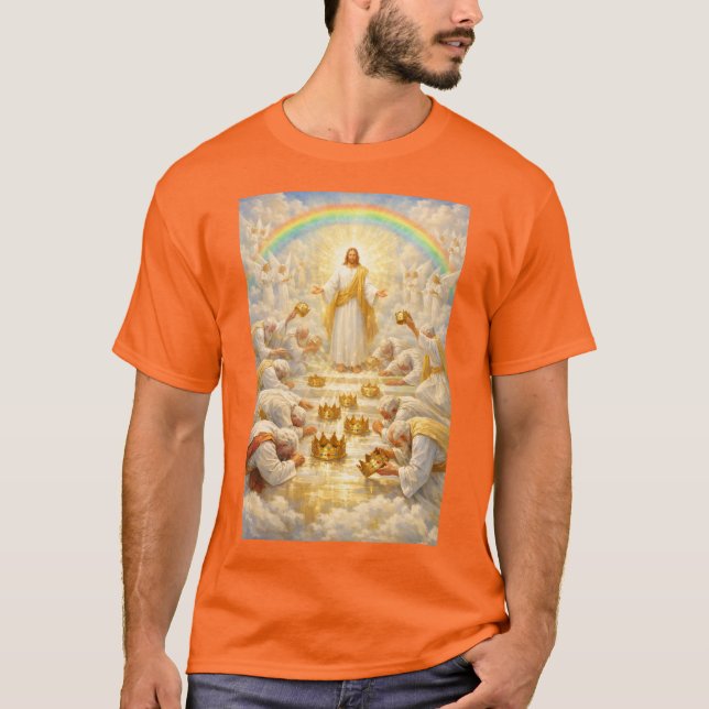 Laying down their crowns T-Shirt (Front)