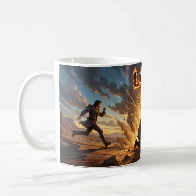 Layla Desert Love Storm Fantasy Art Mug (Left)