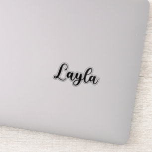 Layla Name - Handwritten Calligraphy