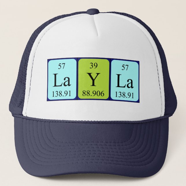 Layla periodic table name hat (Front)