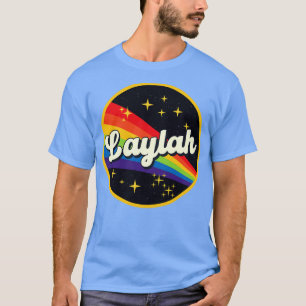 Laylah Rainbow In Space Vintage Style T-Shirt