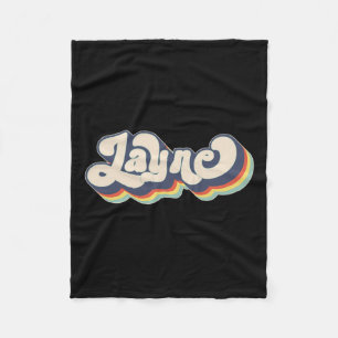 Layne Name Personalised Surname First Name Layne Fleece Blanket