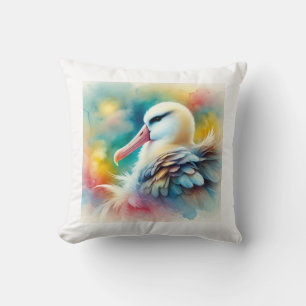 Laysan Albatross 161024AREF107 - Watercolor Cushion
