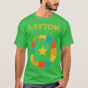Layton Utah Vintage Distressed Souvenir 1 T-Shirt