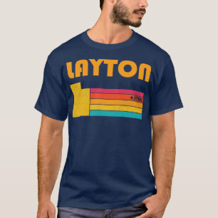 Layton Utah Vintage Distressed Souvenir T-Shirt