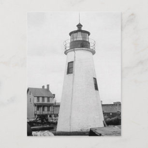 Lazaretto Point Lighthouse Postcard