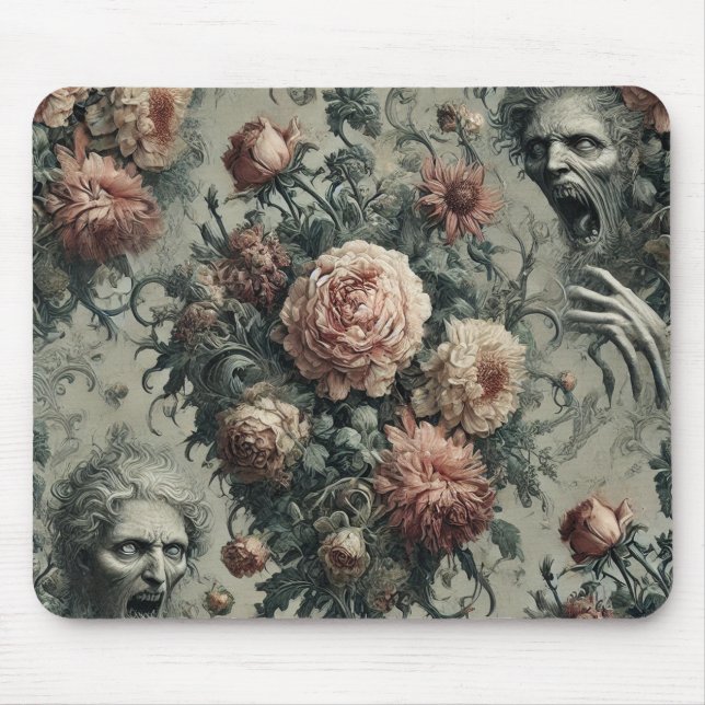 🩸 Lazarus Weeps – Gothic Victorian Mouse Mat (Front)