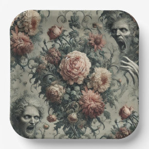🩸 Lazarus Weeps – Gothic Victorian Paper Plate