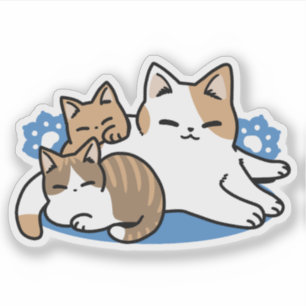 Laze Furr Days - Cute Lazy Cats Design