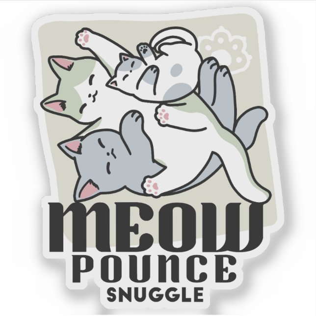 Laze Furr Days - Cute Lazy Cats Design (Front)