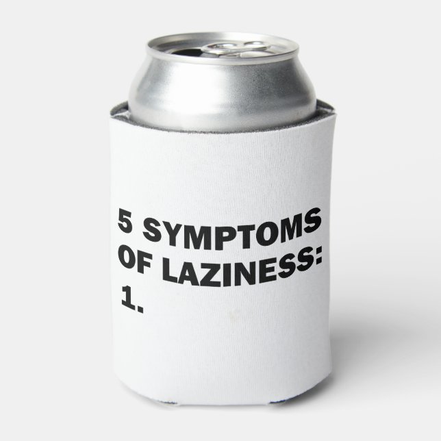 Laziness Can Cooler (Can Front)