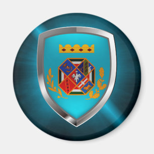 Lazio Mettalic Emblem Magnet