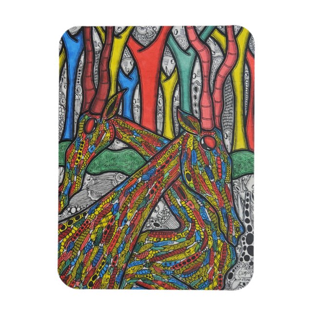 Lazy afternoon magnet (Vertical)