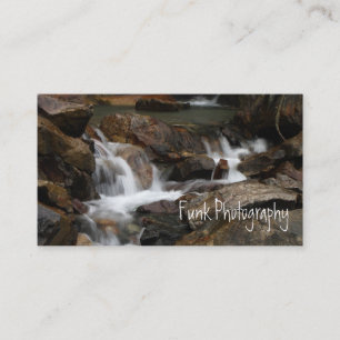 Lazy Alaskan Waterfall Business Card