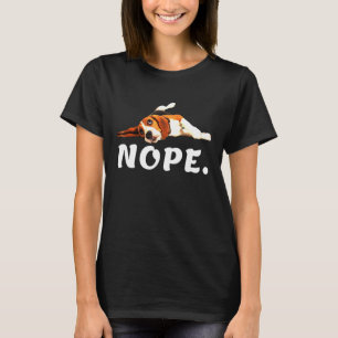 Lazy Beagle Dog Men Women Kids T-Shirt