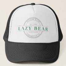 Lazy bear weekend trucker hat