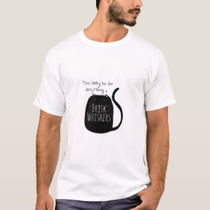 Lazy black cat T-Shirt
