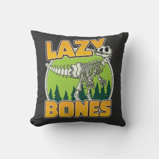 Lazy Bones cartoon logo Cushion
