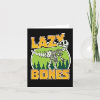 Lazy Bones cartoon logo Invitation