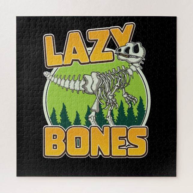 Lazy Bones cartoon logo Jigsaw Puzzle (Vertical)