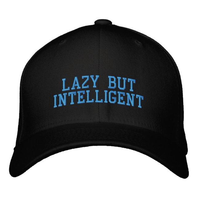 LAZY BUT INTELLIGENT HAT by LBI APPAREL  (Front)