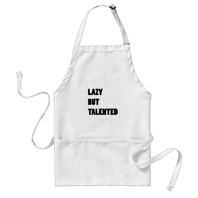 Lazy but talented standard apron (Front)