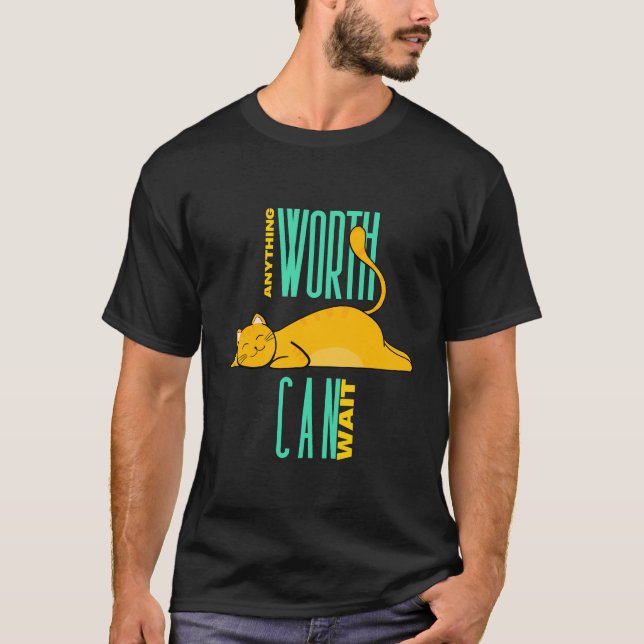 Lazy cat T-Shirt (Front)