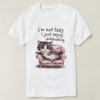 Lazy cat  T-Shirt