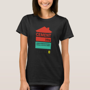 Lazy Cement Gag Matching Cat Spooky Casual Season T-Shirt