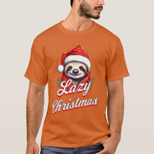 Lazy Christmas for a Christmas Party funny T-Shirt