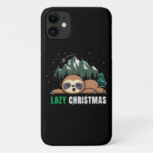 Lazy Christmas Sloth  Funny iPhone 11 Case