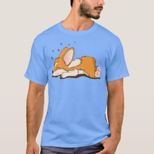 Lazy Corgi Gifts For Corgi Lovers Women And Men, F T-Shirt