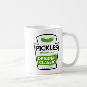 Lazy costume pickle jar coffee mug