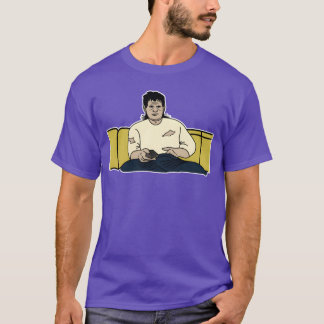 Lazy CouchV Watching girl T-Shirt