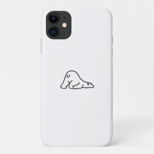 Lazy Cute Polar Bear Animal Lover iPhone 11 Case
