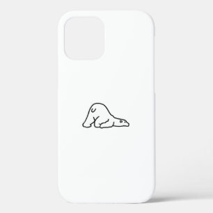 Lazy Cute Polar Bear Animal Lover iPhone 12 Case