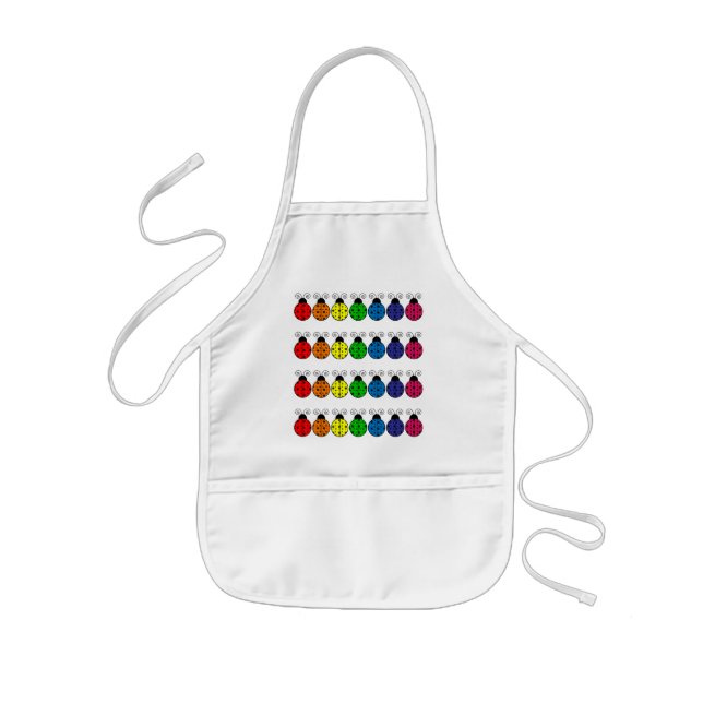 Lazy Daisy Ladybug Apron (Front)